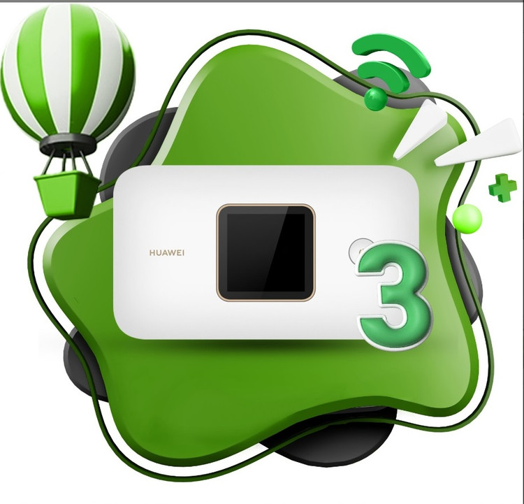 مودم جیبی مبین نت مدل Huawei E5785-320a به همراه 30 گیگابایت اینترنت سه ماهه