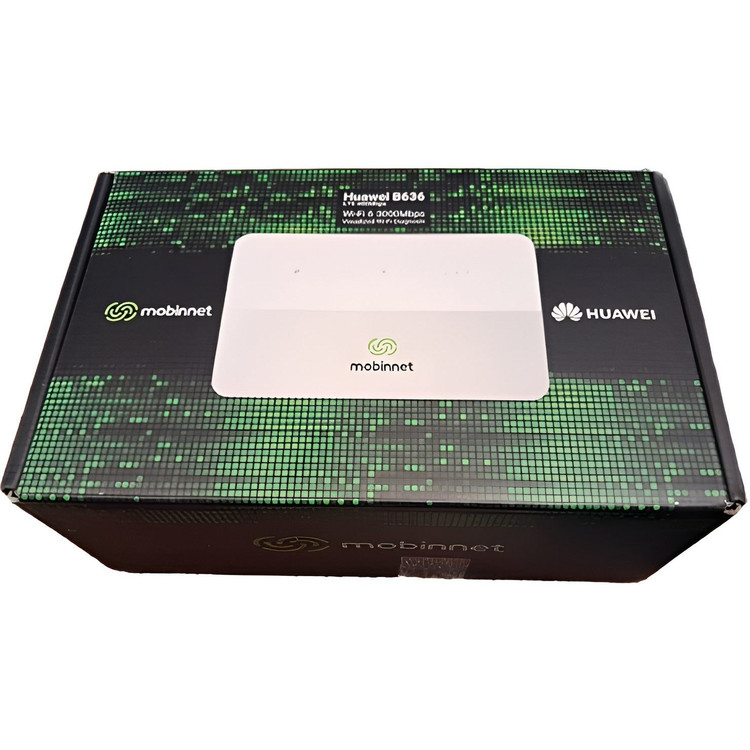 مودم 4G/4.5G مبین نت مدل Huawei B636 به همراه 30 گیگابایت اینترنت سه ماهه