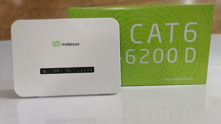 مودم سیم کارتی مبین نت مدل MN6200D به همراه سیمکارت TD-LTE با بسته اینترنت